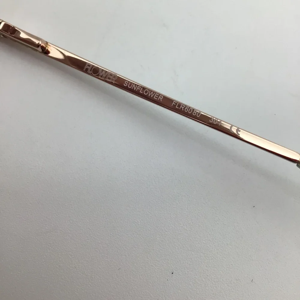 Flower by Drew‎ Barrymore FLR6080 Rose Gold Optical Frames 53-19-140 New